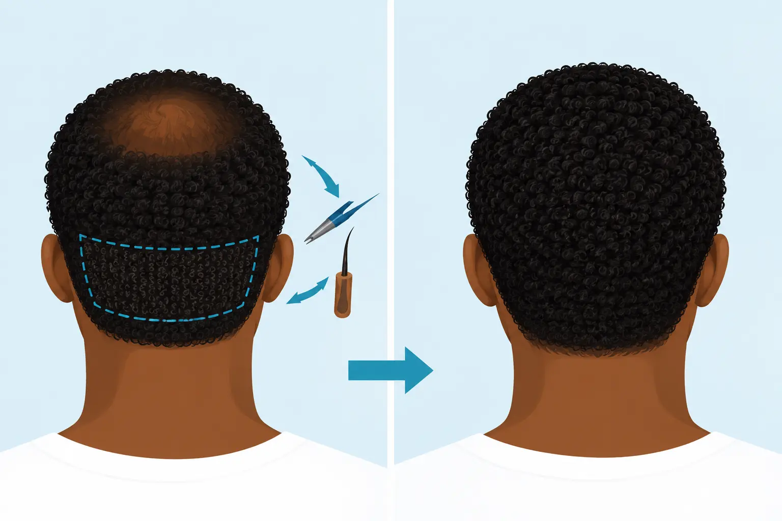 Hair transplant recovery