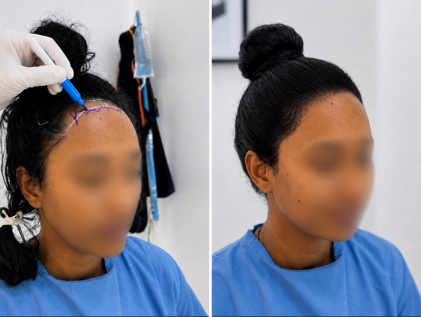 Fiker A. hair transplant before and after